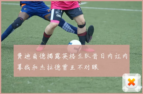 费迪南德揭露英格兰队昔日内讧内幕我和杰拉德曾互不对眼